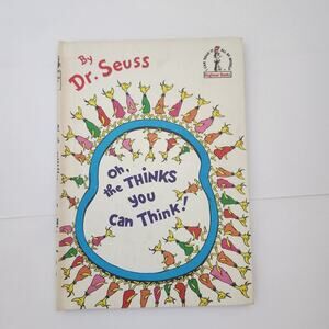 Vintage Dr. Seuss 1975 "Oh, the thinks you can think"